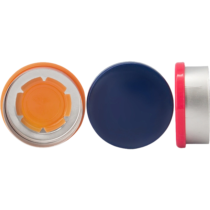 Afscheurbare aluminium-kunststof dop